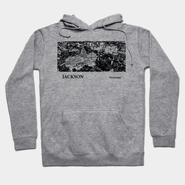 Jackson - Mississippi Hoodie by Lakeric